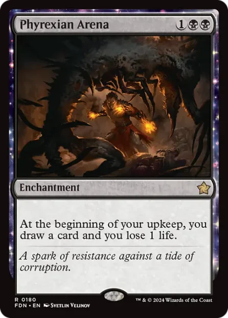 Phyrexian Arena, Foundations — Magic: The Gathering card