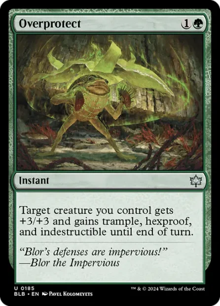 Overprotect, Bloomburrow — Magic: The Gathering card