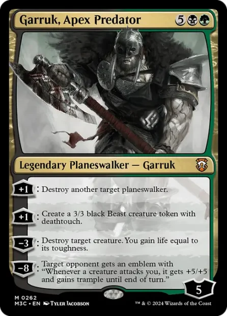 Garruk, Apex Predator, Modern Horizons 3 Commander — Magic: The Gathering card