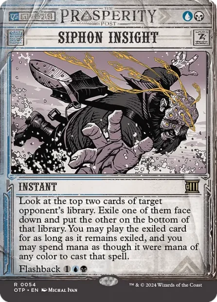 Siphon Insight, Breaking News — Magic: The Gathering card