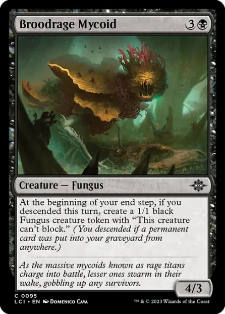 Broodrage Mycoid, The Lost Caverns of Ixalan — Magic: The Gathering card
