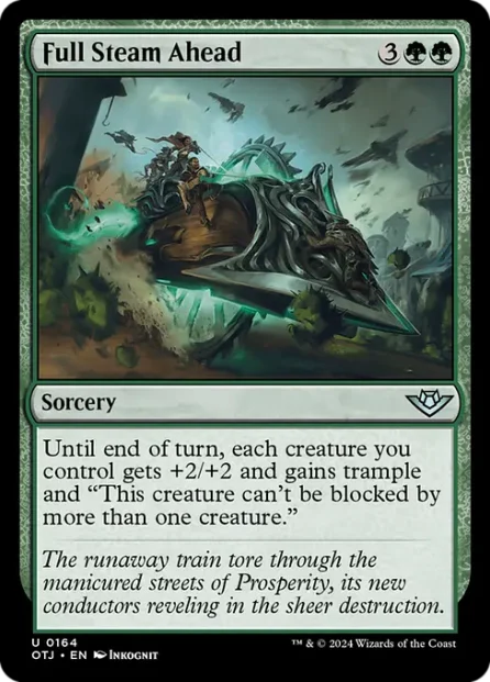 Full Steam Ahead, Outlaws of Thunder Junction — Magic: The Gathering card