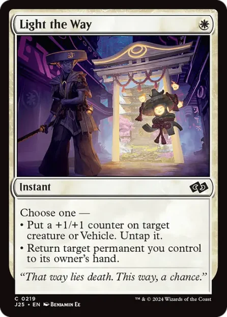Light the Way, Foundations Jumpstart — Magic: The Gathering card