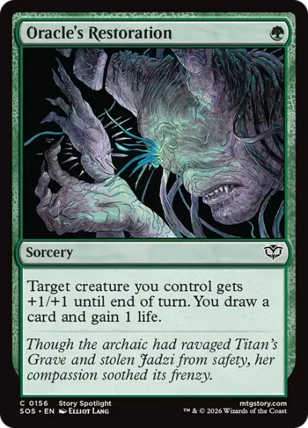 Oracle's Restoration, Secrets of Strixhaven — Magic: The Gathering card