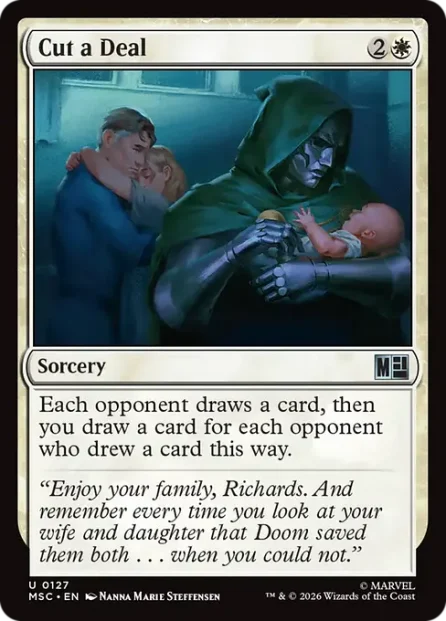 Cut a Deal, Marvel Super Heroes Commander — Magic: The Gathering card