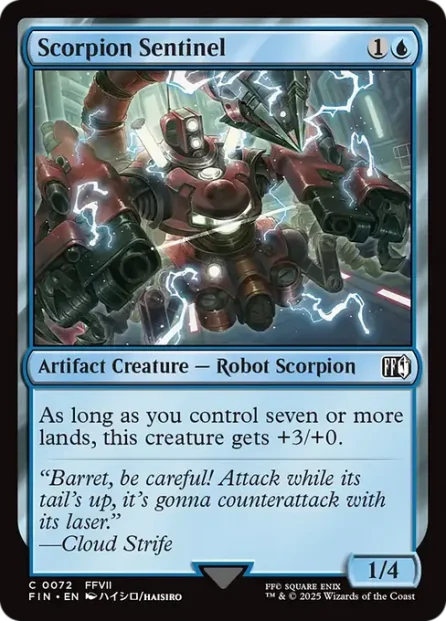 Scorpion Sentinel, Final Fantasy — Magic: The Gathering card