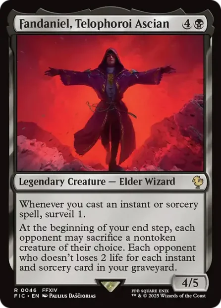 Fandaniel, Telophoroi Ascian, Final Fantasy Commander — Magic: The Gathering card