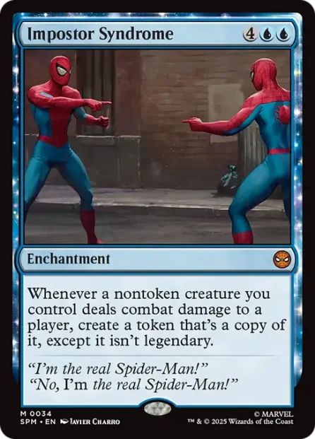 Impostor Syndrome, Marvel's Spider-Man — Magic: The Gathering card