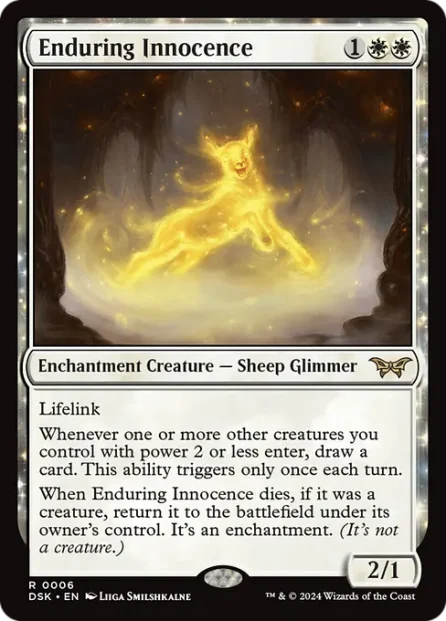 Enduring Innocence, Duskmourn: House of Horror — Magic: The Gathering card