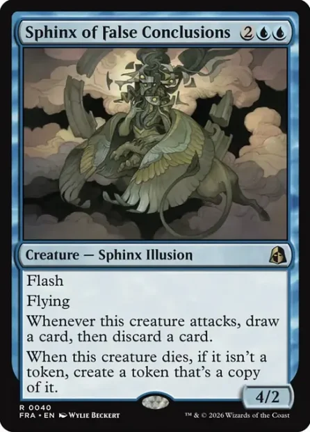 Sphinx of False Conclusions, Reality Fracture — Magic: The Gathering card