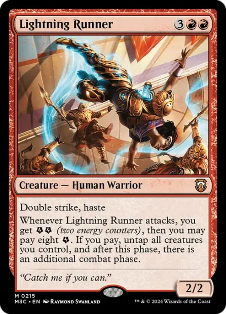 Lightning Runner, Modern Horizons 3 Commander — Magic: The Gathering card