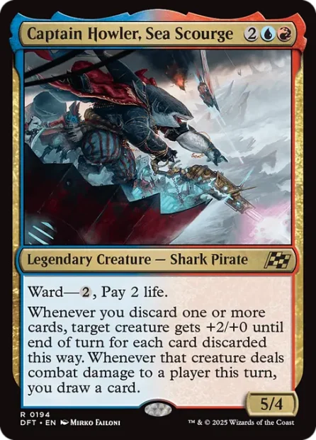 Captain Howler, Sea Scourge, Aetherdrift — Magic: The Gathering card