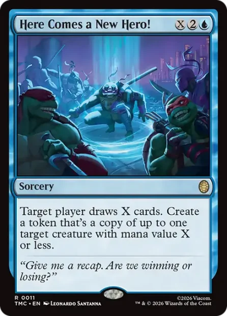 Here Comes a New Hero!, Teenage Mutant Ninja Turtles Eternal — Magic: The Gathering card
