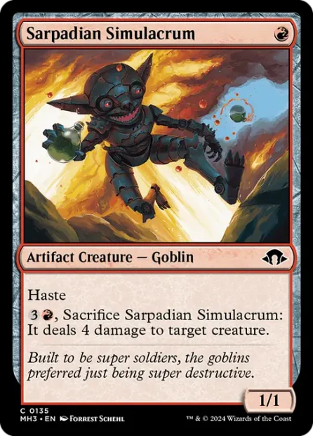 Sarpadian Simulacrum, Modern Horizons 3 — Magic: The Gathering card