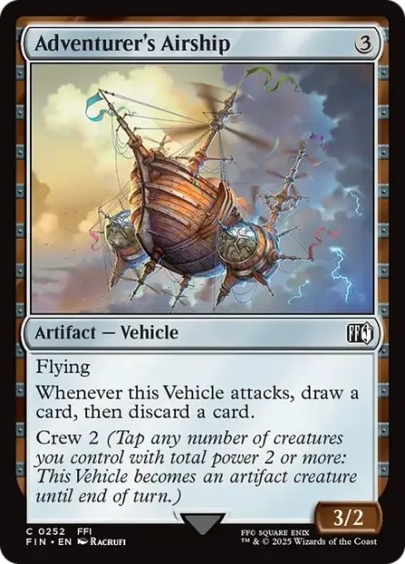 Adventurer's Airship, Final Fantasy — Magic: The Gathering card