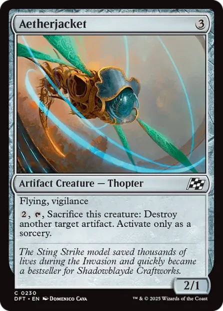 Aetherjacket, Aetherdrift — Magic: The Gathering card