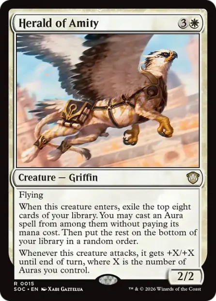 Herald of Amity, Secrets of Strixhaven Commander — Magic: The Gathering card