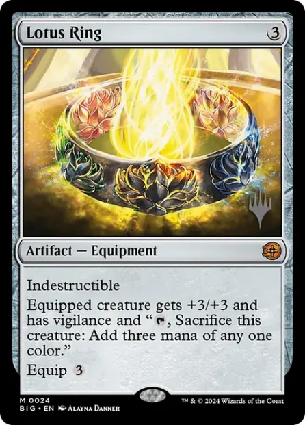 Lotus Ring, The Big Score Promos — Magic: The Gathering card
