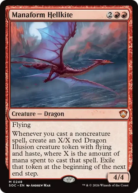 Manaform Hellkite, Secrets of Strixhaven Commander — Magic: The Gathering card