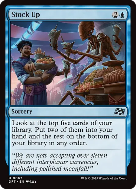 Stock Up, Aetherdrift — Magic: The Gathering card