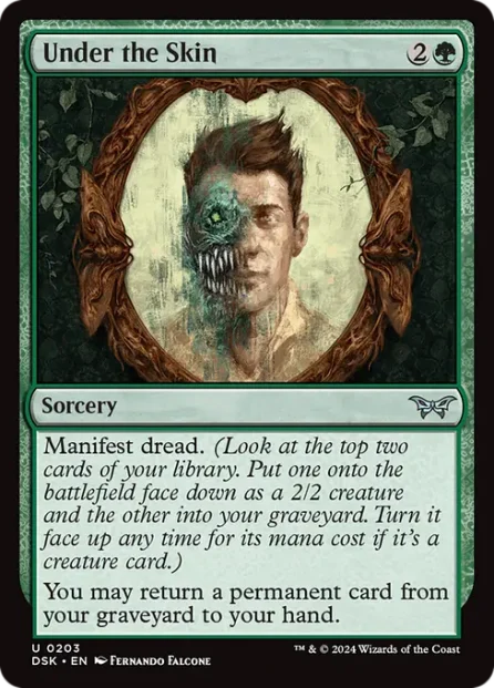 Under the Skin, Duskmourn: House of Horror — Magic: The Gathering card