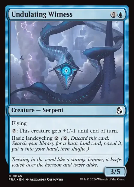 Undulating Witness, Reality Fracture — Magic: The Gathering card