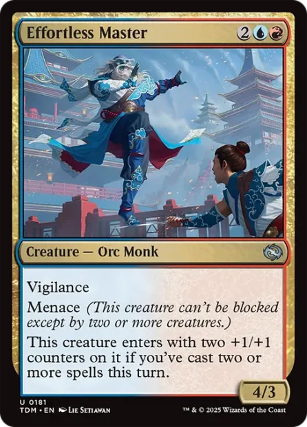 Effortless Master, Tarkir: Dragonstorm — Magic: The Gathering card