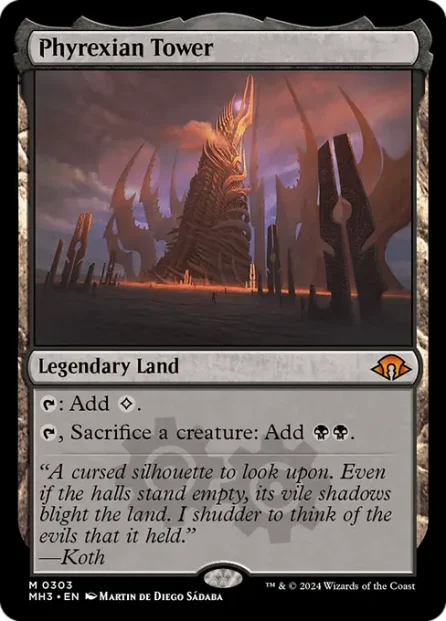 Phyrexian Tower, Modern Horizons 3 — Magic: The Gathering card