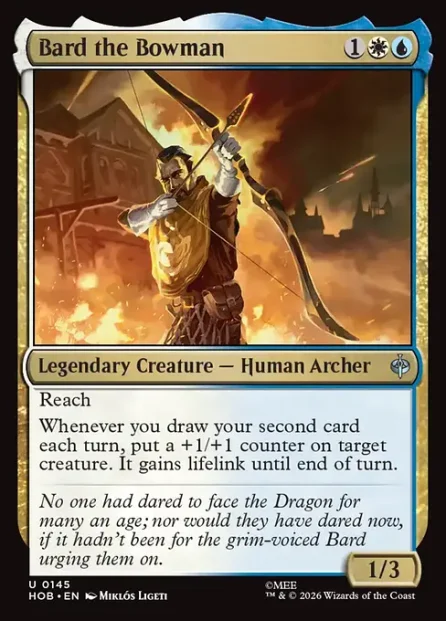 Bard the Bowman, The Hobbit — Magic: The Gathering card