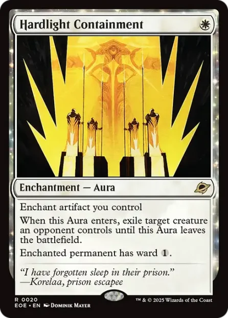 Hardlight Containment, Edge of Eternities — Magic: The Gathering card