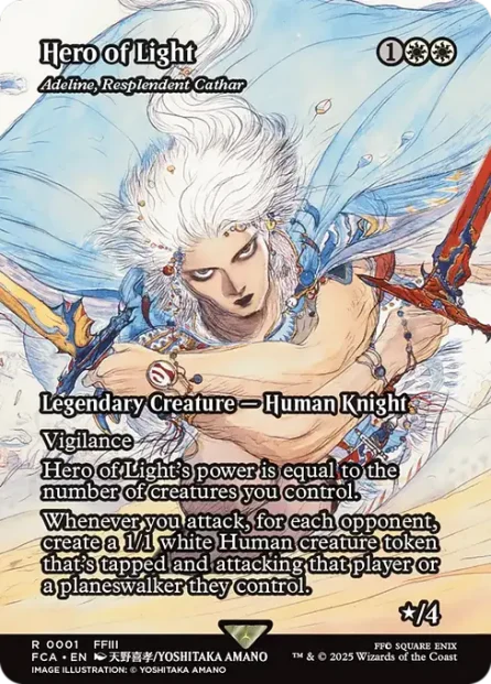 Adeline, Resplendent Cathar, Final Fantasy: Through the Ages — Magic: The Gathering card