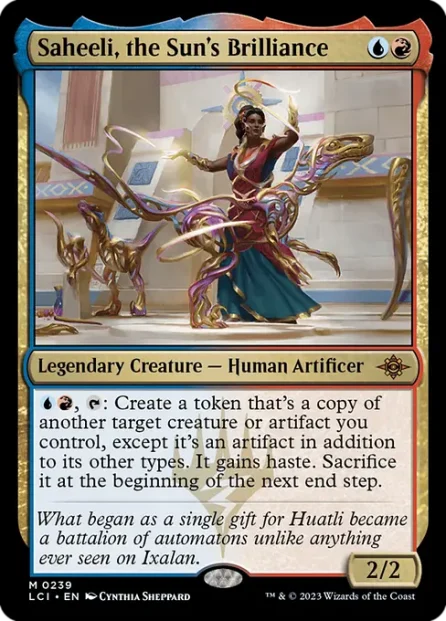Saheeli, the Sun's Brilliance, The Lost Caverns of Ixalan — Magic: The Gathering card