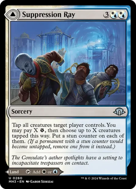 Suppression Ray // Orderly Plaza, Modern Horizons 3 — Magic: The Gathering card