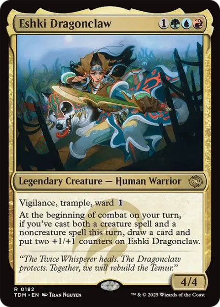 Eshki Dragonclaw, Tarkir: Dragonstorm — Magic: The Gathering card