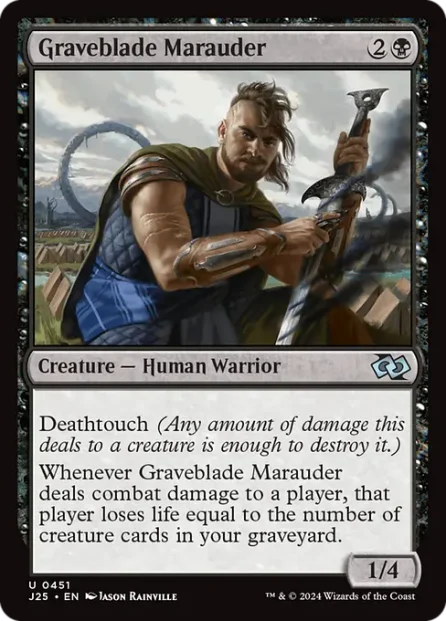 Graveblade Marauder, Foundations Jumpstart — Magic: The Gathering card