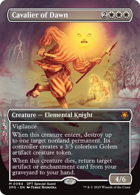 Cavalier of Dawn, Special Guests — Magic: The Gathering card