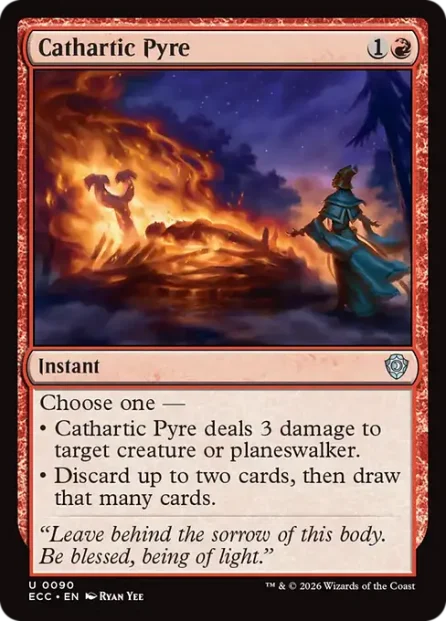 Cathartic Pyre, Lorwyn Eclipsed Commander — Magic: The Gathering card