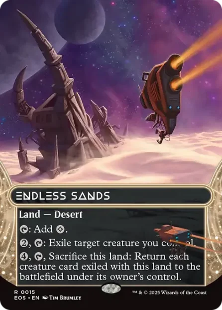 Endless Sands, Edge of Eternities: Stellar Sights — Magic: The Gathering card
