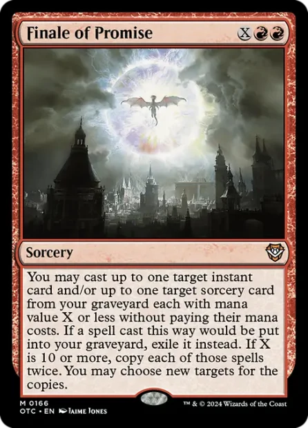 Finale of Promise, Outlaws of Thunder Junction Commander — Magic: The Gathering card