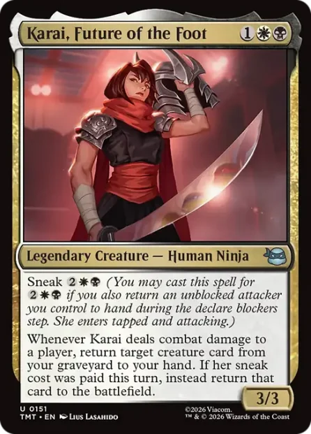 Karai, Future of the Foot, Teenage Mutant Ninja Turtles — Magic: The Gathering card