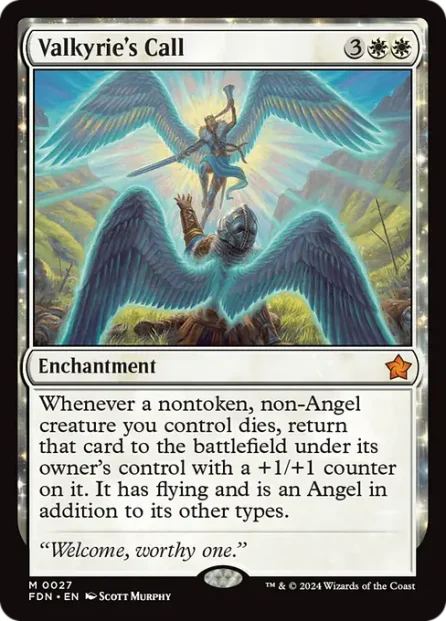 Valkyrie's Call, Foundations — Magic: The Gathering card