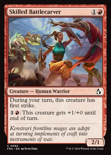 Skilled Battlecarver, Reality Fracture — Magic: The Gathering card
