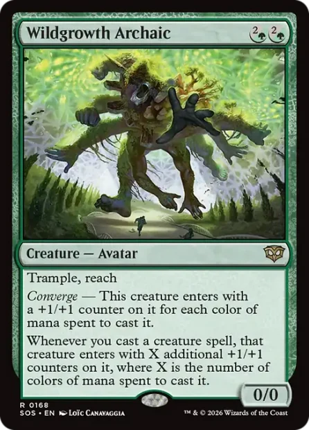 Wildgrowth Archaic, Secrets of Strixhaven — Magic: The Gathering card