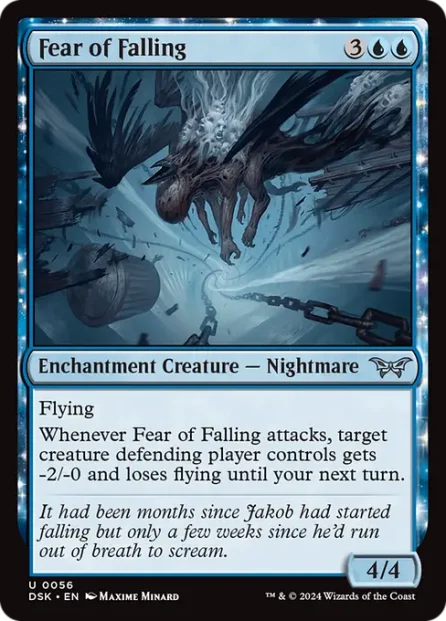 Fear of Falling, Duskmourn: House of Horror — Magic: The Gathering card
