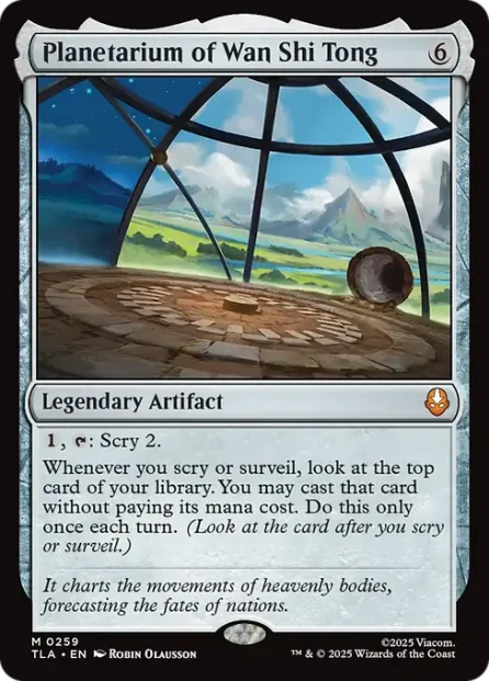 Planetarium of Wan Shi Tong, Avatar: The Last Airbender — Magic: The Gathering card