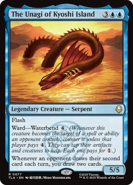 The Unagi of Kyoshi Island, Avatar: The Last Airbender — Magic: The Gathering card