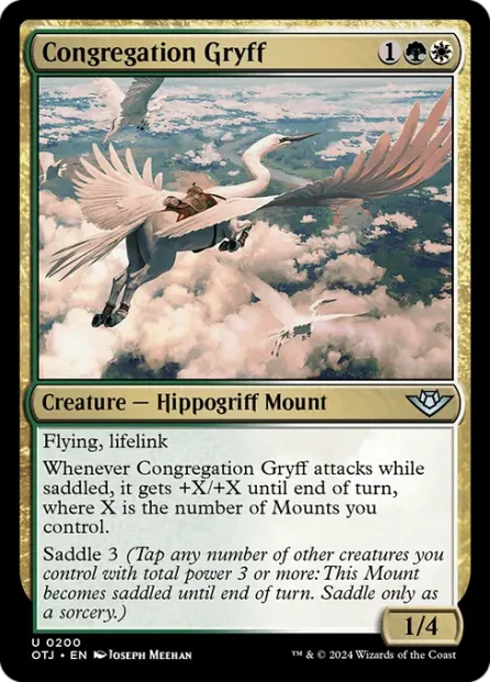 Congregation Gryff, Outlaws of Thunder Junction — Magic: The Gathering card
