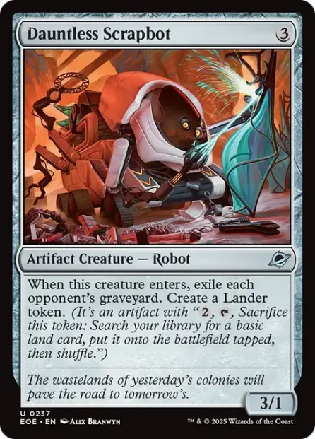 Dauntless Scrapbot, Edge of Eternities — Magic: The Gathering card