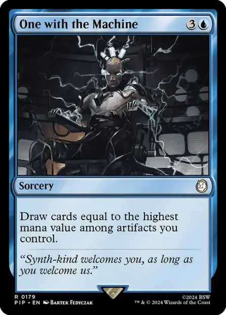 One with the Machine, Fallout — Magic: The Gathering card