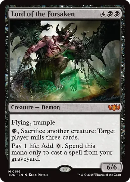Lord of the Forsaken, Tarkir: Dragonstorm Commander — Magic: The Gathering card